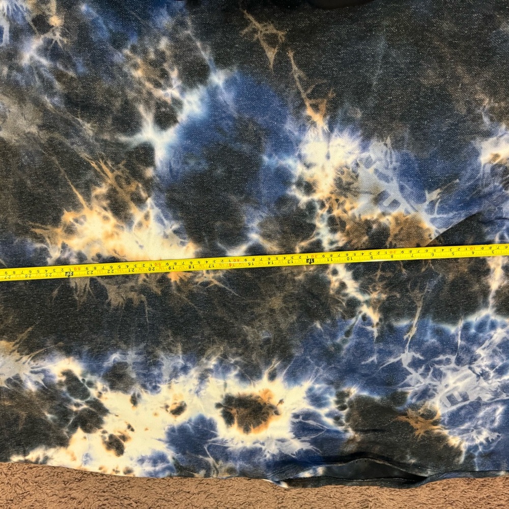 2 FOR $25Shop Finally Tie Dye Tunic Cape Sweatshirt Oversized Asymmetric S M L - Picture 5 of 7